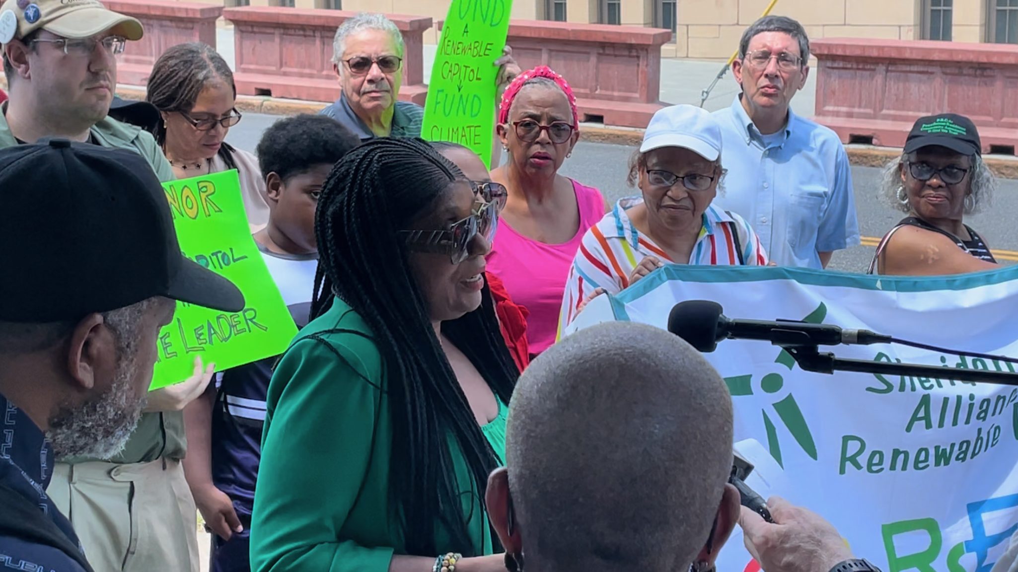 Sheridan Hollow residents speak out on pollution harms to their neighborhood.